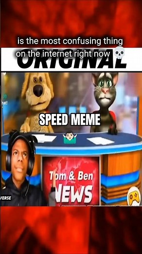 IShowSpeed Talking Tom & Ben Meme ¯\\_ (ᵕ—ᴗ—)_/¯ (SPEEDRUN) (╥‸╥)