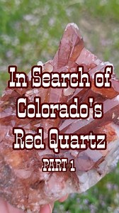 ⚒️ Diamond Mountain Mining: Rockin' on the Road ⚒️ For the first stop of our digging #roadtrip, we traveled to the remote northern Colorado mountain town of Red Feather Lakes to search for some of the best red quartz in the USA! . With its vast expanses of wilderness, this is definitely NOT a place where you can just roll up on and find crystals. We are SO grateful to the crew at @SmileysRockShop for guiding us for the day at one of their best dig spots!! If you are interested in an authentic, b