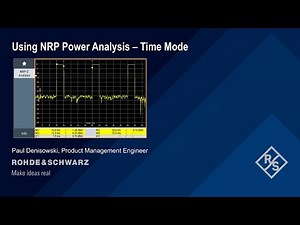 Using NRP Power Analysis - Time Mode