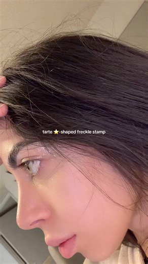 soft glam + faux freckles kind of day @tartecosmetics #tarte #tartecosmetics