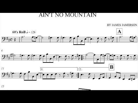Aint No Mountain High Enough - Bass Transcription - James Jamerson