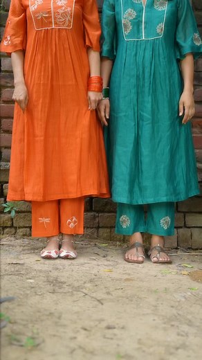 26K views · 409 reactions | There’s a secret kind of joy in dressing up in Indian outfits  The moment you wear your favorite suit, the one with hand embroidery that feels almost like memory. The dupatta swirls around you, catching light and laughter. Suddenly, you don’t just feel dressed—you feel seen, radiant, the most yourself you’ve ever been. #handcrafted #handmadewithlove #kavana #kavanasarees | Kavana | Facebook