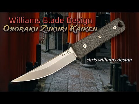 Williams Osoraku Zukuri Kaiken: Exquisite Tactical Tanto Fixed Blade!