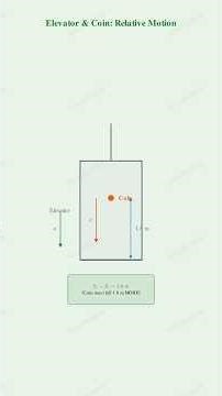 H C Verma Kinematics Q31 Elevator Coin Drop Acceleration Solved