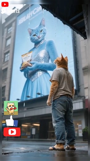 she was almost unmasked #short #shorts #cat #cats #kitten #kitty #story #shortsfeed #ai #animation