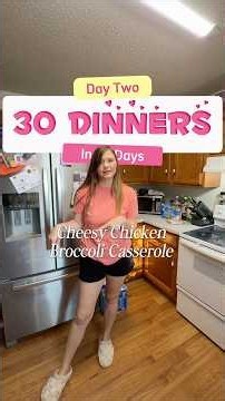 Cheesy Chicken Broccoli Casserole #easyrecipe #dinnerideas