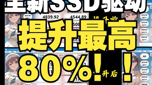 微软发善心！手把手教你启用新驱动，最高提升80%硬盘性能！还减少 CPU 占用！