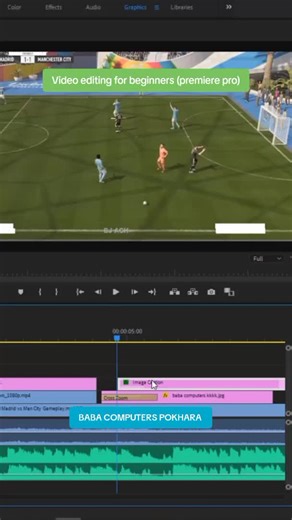 Beginner Video Editing Class in Pokhara with Premiere Pro