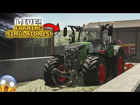 🔴LIVE! - Kolejna nowa mapka😏 Farming Simulator 25 & ETS2🔥#ets2 #fs25 #farmingsimulator25