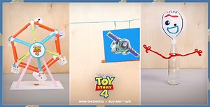 To infinity and beyond! Join us as we explore STEM projects with our friends from @ToyStory—Woody, Buzz and Forky! Join the fun here: http://bit.ly/2AGL5U3 #ToyStory4 is now available on Digital and Blu-ray 10/8: http://di.sn/6004E2lWM #sponsored #DIY | KiwiCo