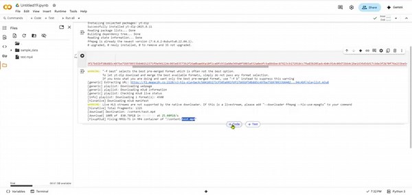 Download HLS "m3u8" Videos in Google Colab & Upload to PixelDrain