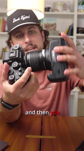 Camera on camera action #photography | Photography