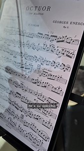 Can you think of composers who are VERY SPECIFIC? 🤓 Take Enescu's Octet for example - all these specific requests - fingerings, what string to use, etc - give us fantastic clues on how to tell the story. | James Ehnes