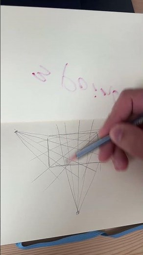 How to draw 3 point perspective