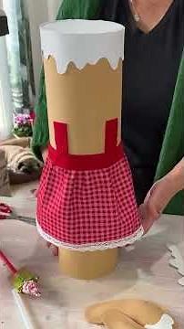 Ricicla un tubo di cartone risultato geniale #diy #upcycling #howto#christmasdiy