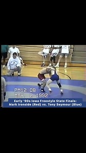 Early ‘90s Iowa Freestyle State Finals: Mark Ironside vs. Tony Seymour! This was a CLOSE one and a great match! Couple of absolute 🔨’s here! | The Pin Doctors