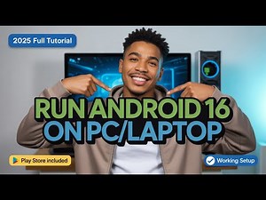 How to Run Android 16 on Your PC/Laptop with Play Store (2025 Full Tutorial)