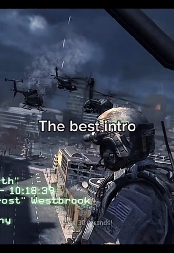 The Best Intro for Call of Duty Modern Warfare 3