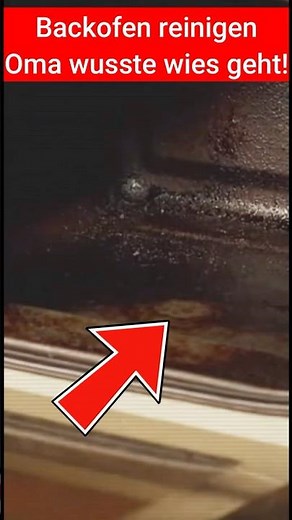 Backofen reinigen Genialer Trick von Oma #80er #nostalgie