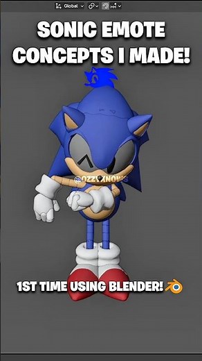 Outcome Memories Sonic Emote Concept (Born A Hero) #roblox #outcomememories #animation