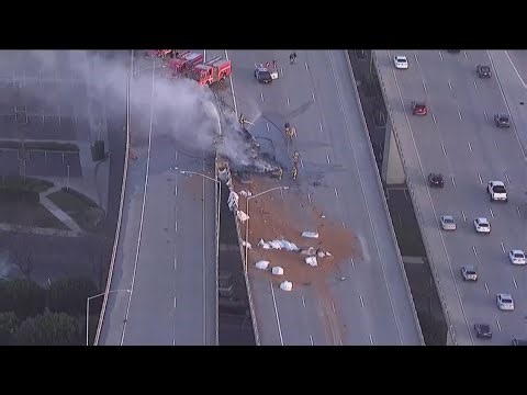 Traffic reopens after fatal semi-truck crash closes southbound I-805 for 12 hours