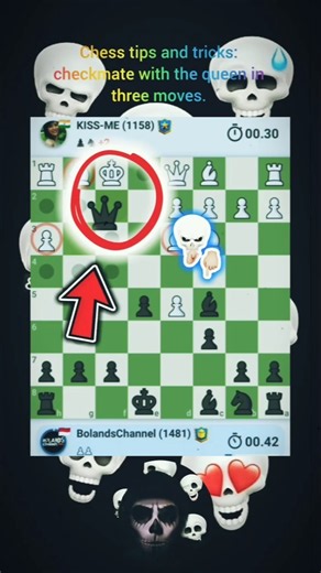 3 Move Checkmate with Queen 😈