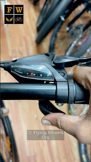 How to Shift 7-Speed Bicycle Gears Correctly | 1 to 7 Gear Shifting Explained 🚴‍♂️ #quickchange