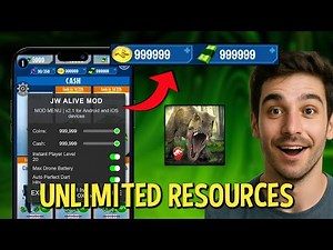 Jurassic World Alive Hack Unlimited Cash MOD iOS Android 2025