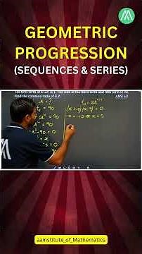 Geometric Progression | Sequences & Series | Class 11 | Lecture 1