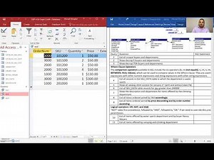 SQL Tutorial 2 Comparison and Logical Operators