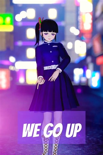 MMD x Demon Slayer - BABYMONSTER - WE GO UP - MOTION DL #kanao #quickmagic