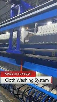 Filter Press Cloth Washing System