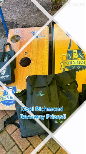 🏁 Bags, boards & bonus fun! This Saturday at Richmond Raceway: 🎯 NASCAR Cornhole Tournament – toss for bragging rights & prizes! 🔥 Triple Threat Cornhole Challenge – stop by our Richmond Row tent and test your skills! 🏆 Two ways to play. One epic Race Weekend. 👉 Register & swing by! #CornholeAndMore #ShenanigansOnTheTrack #RichmondRaceway #RaceWeekendRVA | NES Cornhole Lounge