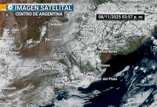 📡8-NOV | TEMPERATURA MÍN VILLA ADELINA HOY: 12.1 °C TEMPERATURA MÍN BUENOS AIRES HOY: 12.5 °C ⬇️TOP 10 MÍNIMAS MÁS BAJAS ÚLTIMAS 24 HS #Argentina: 1 P. Madryn Aerodrome (Argentina) 1.5 °C 2 San Antonio Oeste Aerodrome (Argentina) 1.6 °C 3 Trelew Aerodrome (Argentina) 2.8 °C 4 El Calafate Aero (Argentina) 2.9 °C 5 Paso De Indios (Argentina) 3.1 °C 6 Uspallata (Argentina) 3.9 °C 7 Villa Reynolds Aerodrome (Argentina) 4.3 °C 8 Gobernador Gregores Aerodrome (Argentina) 5.0 °C 9 Ushuaia Aerodrome (A