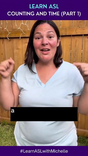 1.2K views · 95 reactions | ⏰ It's TIME to learn some ASL! 邏 Today, learn to count in ASL and then use the numbers for time. Was this helpful for you? Should I post part 2 of this mini-lesson? 樂 Let me know in the comments!  #learnaslwithmichelle #asl #learnasl #learnsignlanguage #signlanguage #americansignlanguage #aslteacher #aslvocabulary #aslclass #hardofhearing #deafkidscan #parenting #familyasl #learnsomethingnew | Wierman Study Center | Facebook