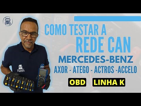 COMO TESTAR A REDE CAN MERCEDES BENZ CAMINHÕES E ÔNIBUS