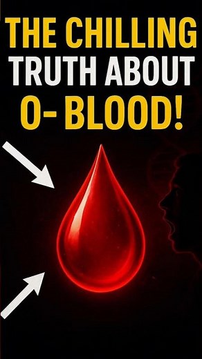 7% People, 1 Scary Fact — O-Negative Blood Explained