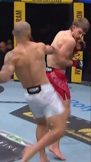 a PUSH in between rounds 😮 #ufc324