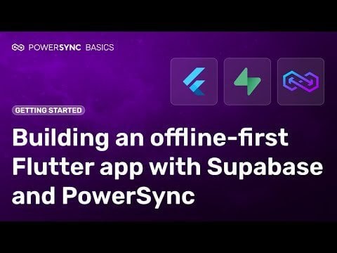 How to build an offline-first Flutter app with Supabase and PowerSync