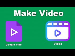 how to make a video using google Vids