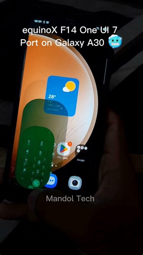 Galaxy F14 One UI 7 equinoX Port on Galaxy A30 #samsung #tech #galaxy