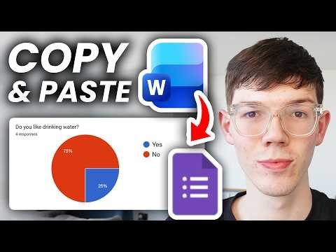 How To Copy and Paste Google Forms Charts In Word Document - Step By Step