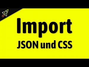 Importiere JSON und CSS Dateien in JavaScript // Kein Fetch