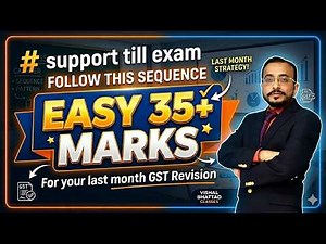 🔥Inter GST Last Month Revision Topic Sequence & Paper Pattern Analysis| CA Vishal Bhattad (VB Sir)