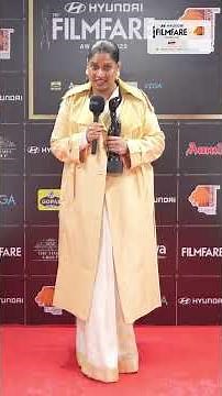 Chhaya Kadam Wins Best Supporting Actress | Filmfare Awards 2025 ❤️👏