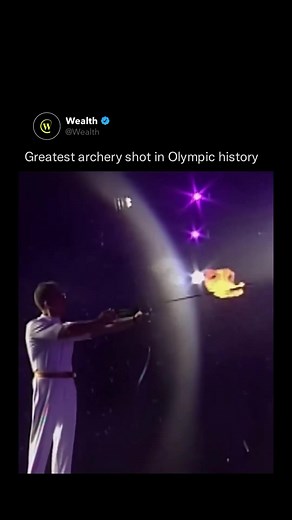 The opening ceremony of the 1992 Barcelona Olympics featured the Olympic Flame being ignited from afar by a flaming arrow. Rebollo was one of 200 archers considered for the position of firing the arrow 🏹 Video: @olympics/IG #olympics #archery #facts #arrow #sports