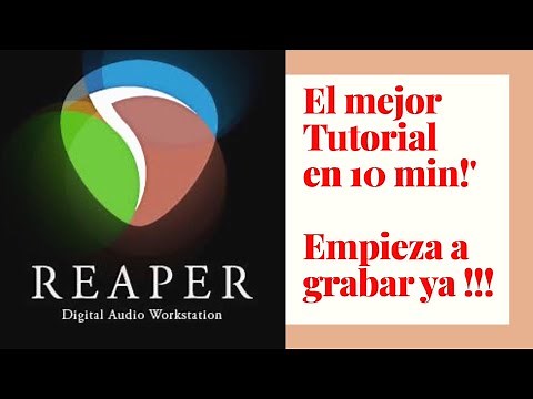 TUTORIAL REAPER, EMPIEZA A GRABAR YA! CÓMO UTILIZAR REAPER FÁCILMENTE!!