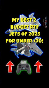 BEST BUDGET RTF BRUSHLESS JETS FOR UNDER $84 FOR 2025!!! #f35fighterjet #su35 #rcjets #rcplanes