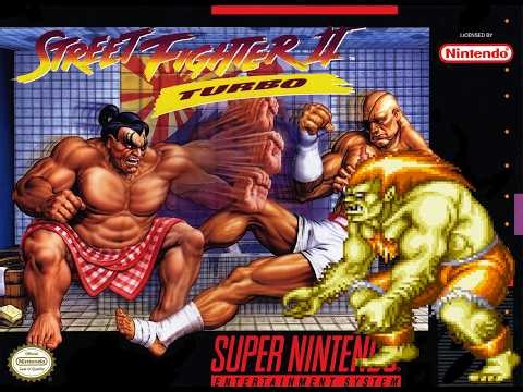 Street Fighter II Turbo SNES [Playthrough] Blanka Max Difficulty