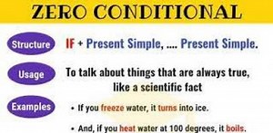 ZERO conditional (cero condicional)